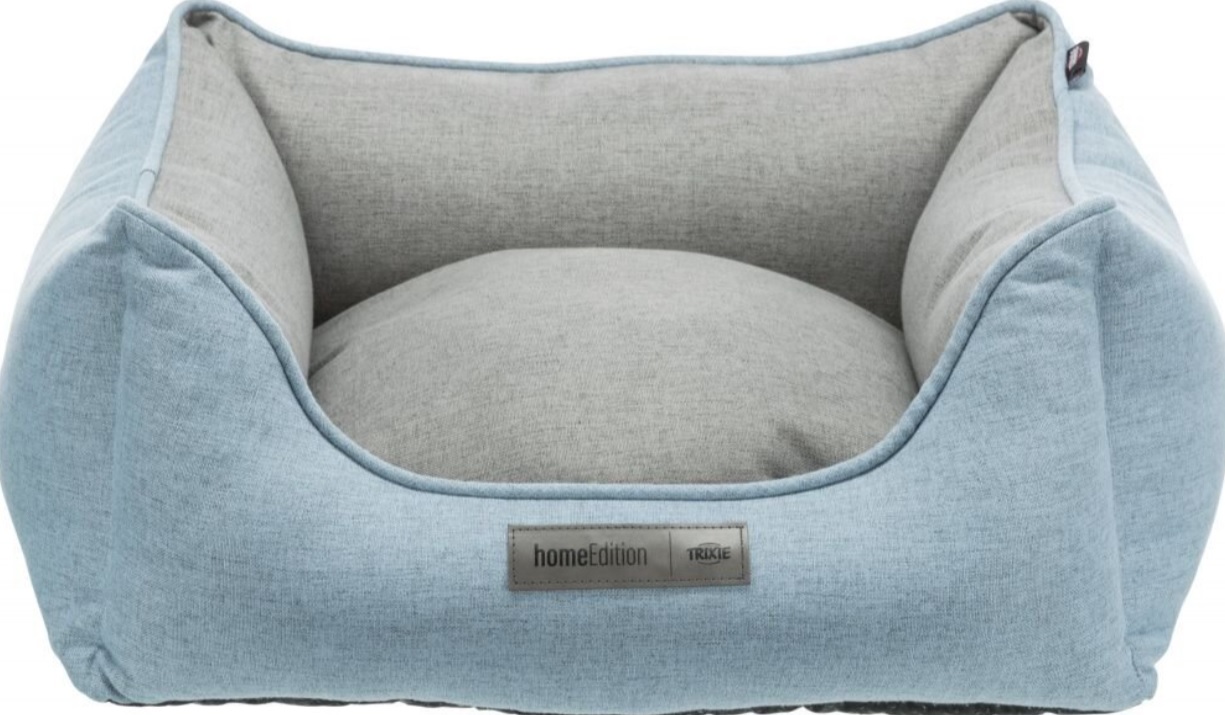 TRIXIE Obdélníkový pelech LONA, světlemodrá/šedá 60 x 50 cm