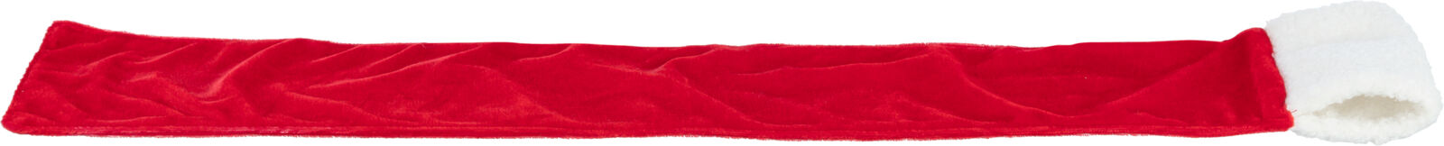 TRIXIE Xmas SCARF - vánoční sametová šála, červená/bílá 70 cm