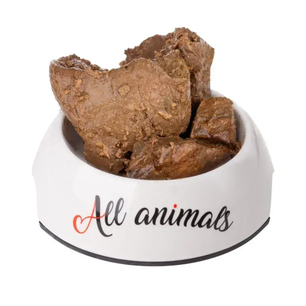 ALL ANIMALS konzerva KOČKOPES telecí jatýrka, 400 g