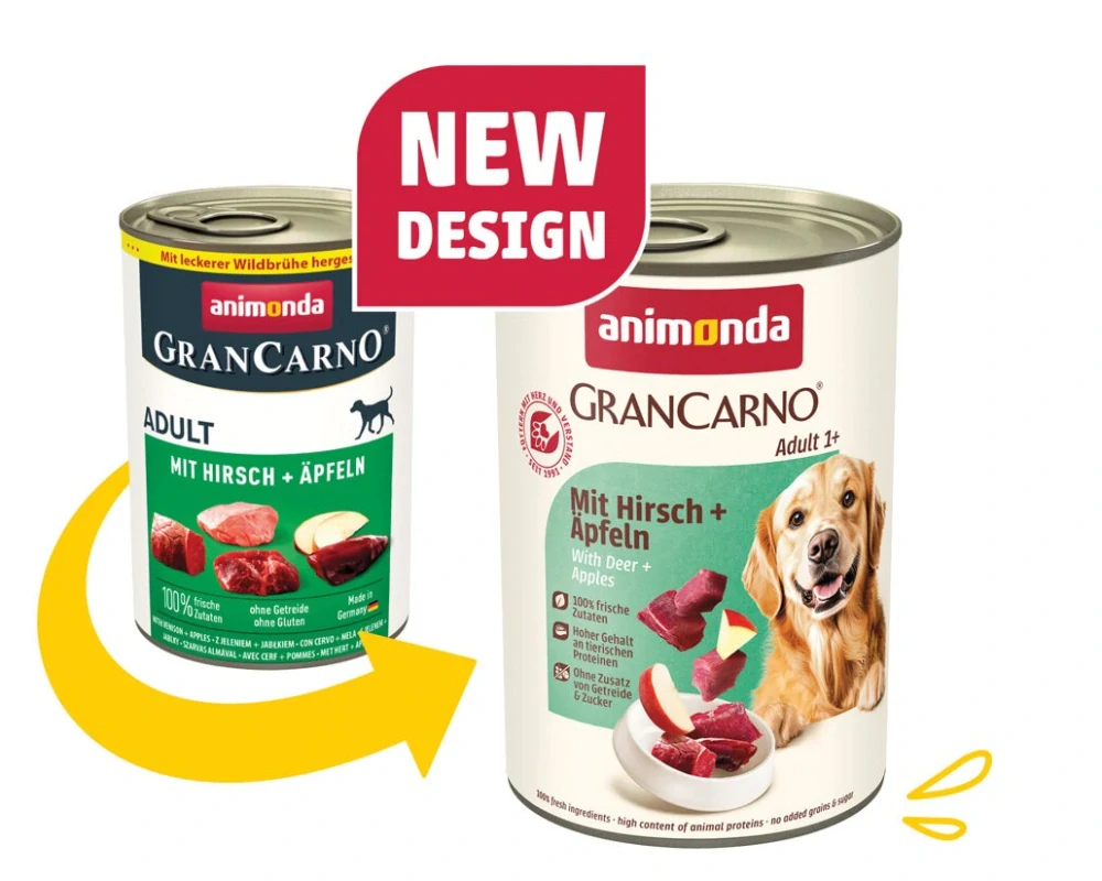ANIMONDA GRAN CARNO Adult - s jelením masem a jablky 400 g