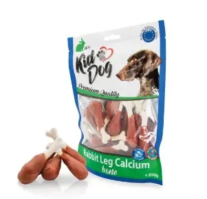 KIDDOG králičí maso na kalciové kostičce 250 g