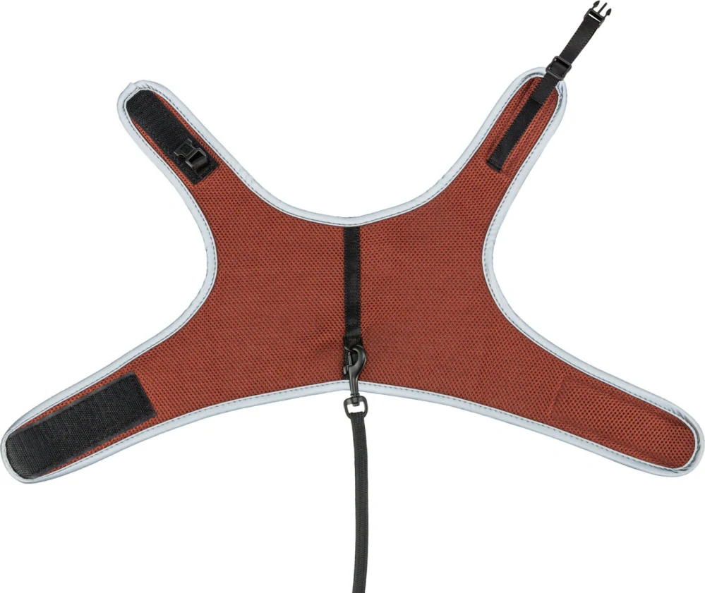 TRIXIE Postroj VESTA s vodítkem pro kočku 24-42 cm/1,20 m, rezavá