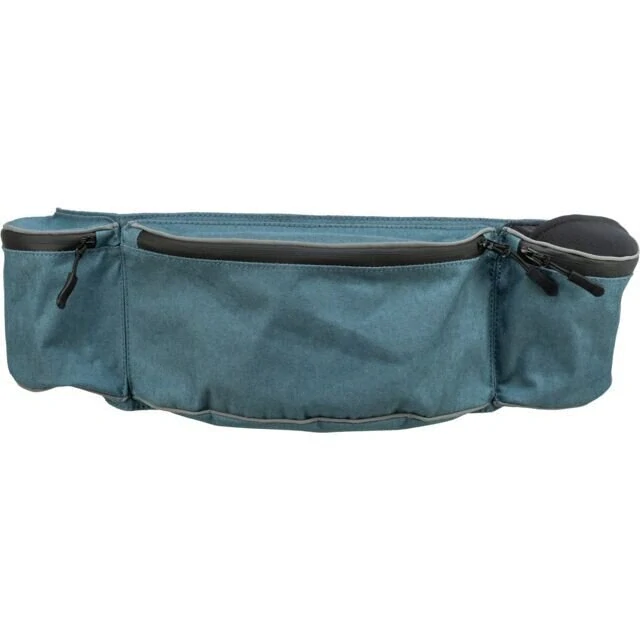 TRIXIE BAGGY Belt 3v1, maxi ledvinka, 44x33x18 cm/pas 62-125 cm, petrolejová