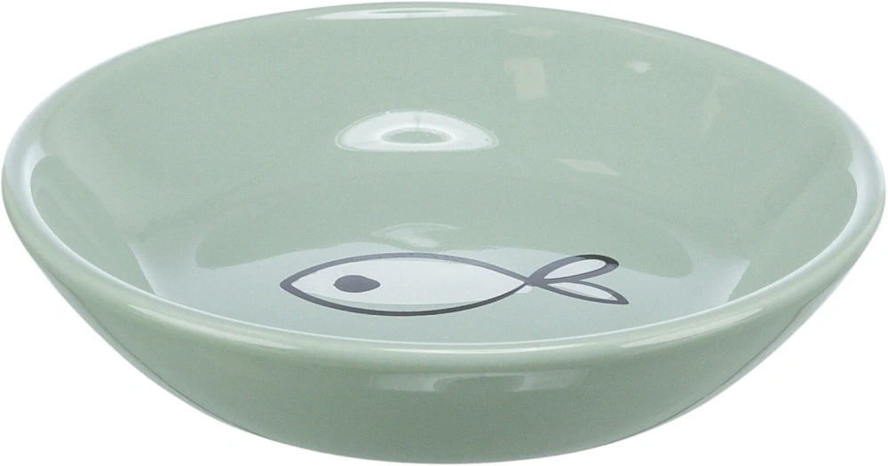 TRIXIE Keramická miska pro kočky, mělká 0,2 l/14 cm, různé motivy a barvy