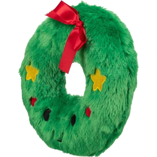TRIXIE Xmas Wreath - vánoční věnec, plyšová hračka pro psy,  22 cm
