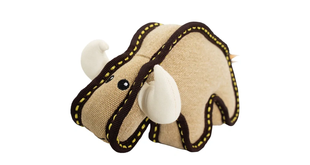 Býk jutový 24 cm, robustní hračka pro psy, HIPHOP DOG