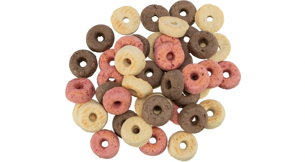 TRIXIE Vegan Cookie Loops, sušenkové kroužky, 1.3 kg