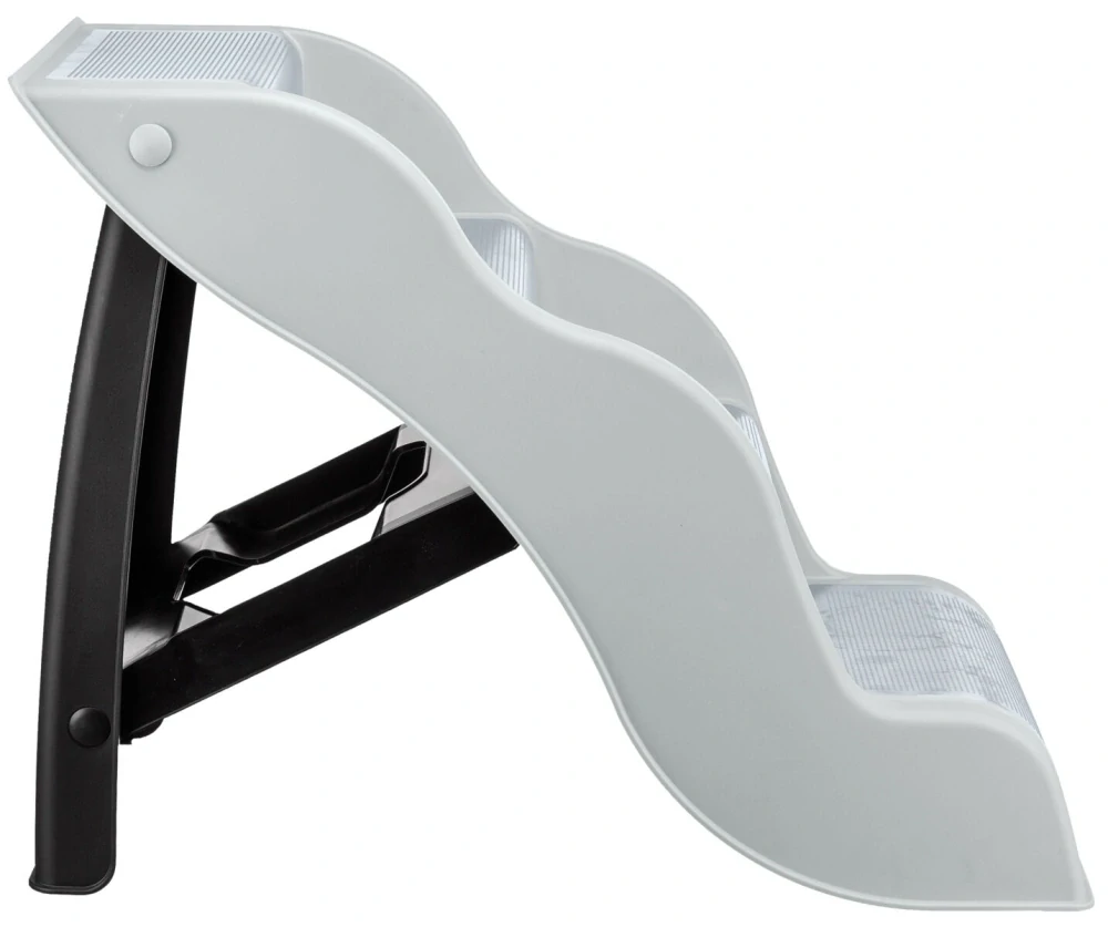 TRIXIE Protiskluzové schody, 38.5 × 60 × 79 cm, nosnost do 90 kg,  světle šedá