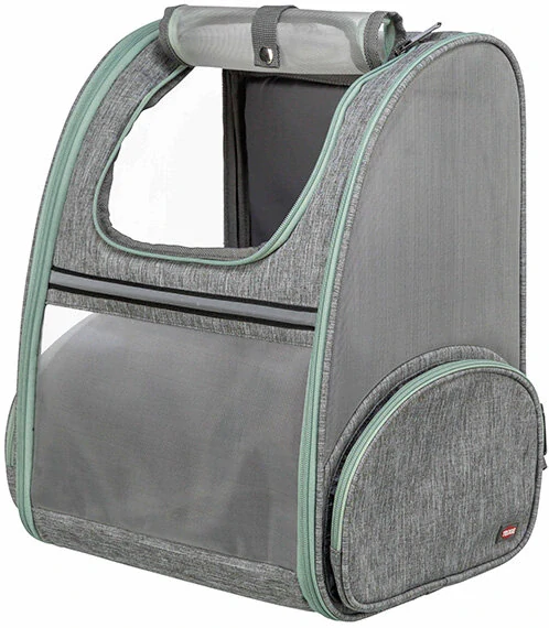 TRIXIE Transportní batoh CHLOE, 39 x 43 x 27 cm, do 8 kg, světlešedá