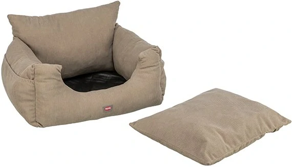 TRIXIE Sedačka / pelech do auta, 55 x 50 x 30 cm, šedobéžová