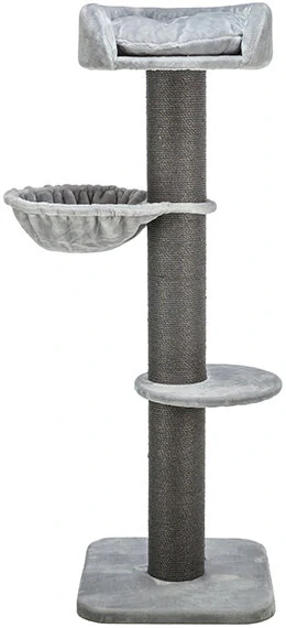 TRIXIE Škrabadlo MAURO XXL, 58 x 58 cm /173 cm, šedá