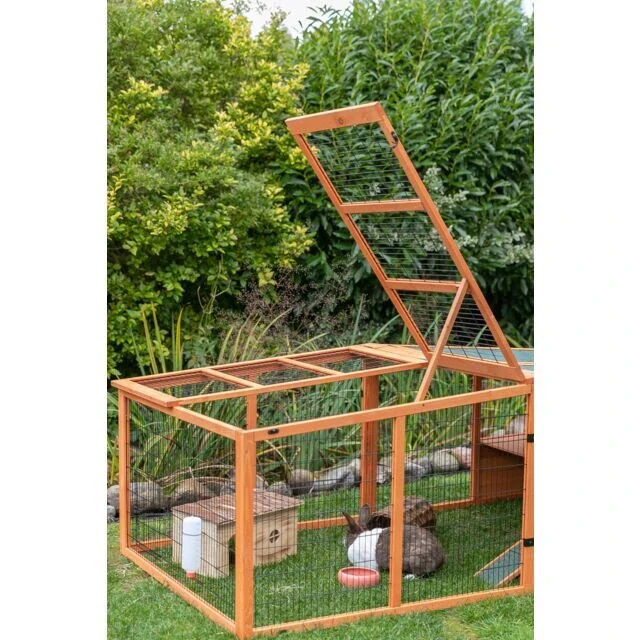 TRIXIE Venkovní výběh pro hlodavce XL: 233 x 79 x 116 cm, s víkem