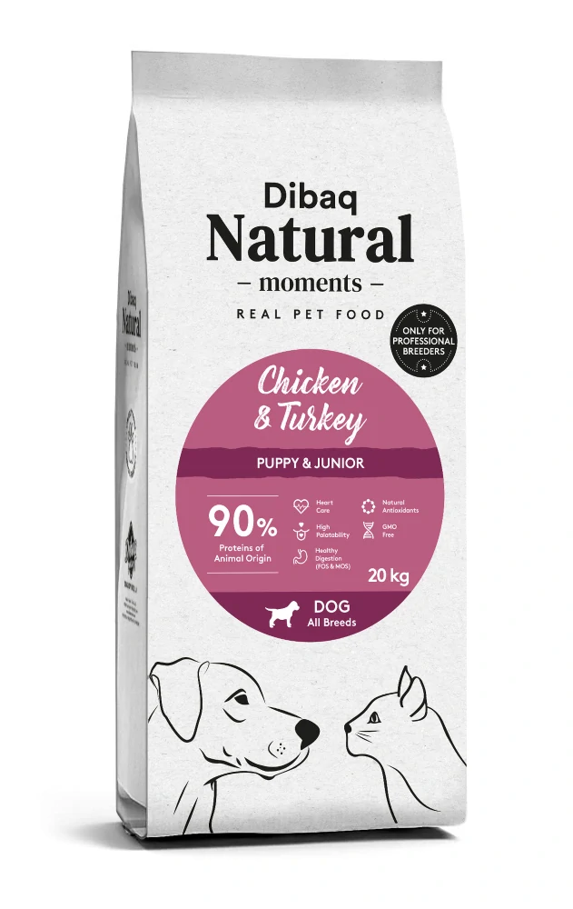 DIBAQ NATURAL BREEDER DOG Puppy&Junior 20kg
