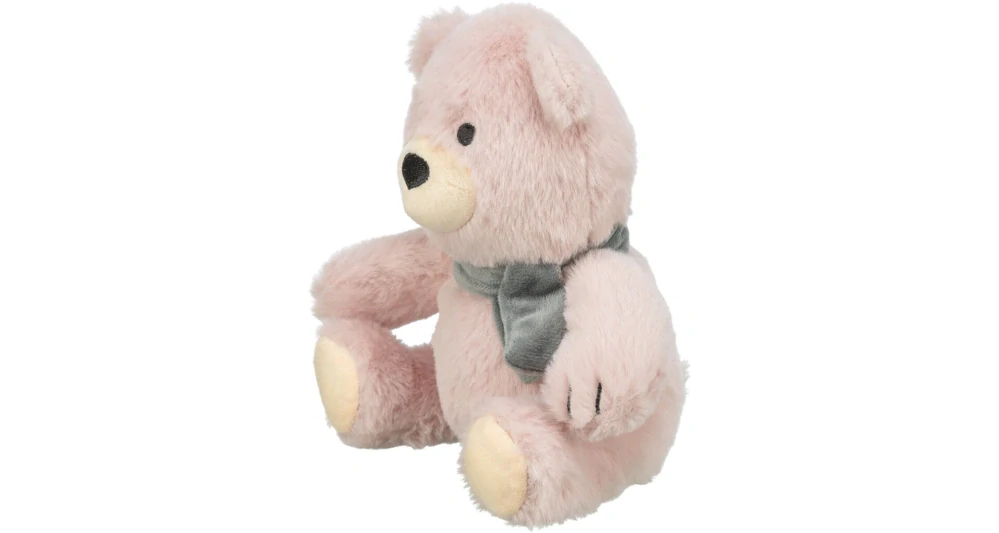 TRIXIE Vánoční medvídek Teddy, bez zvuku, 19 cm, růžová
