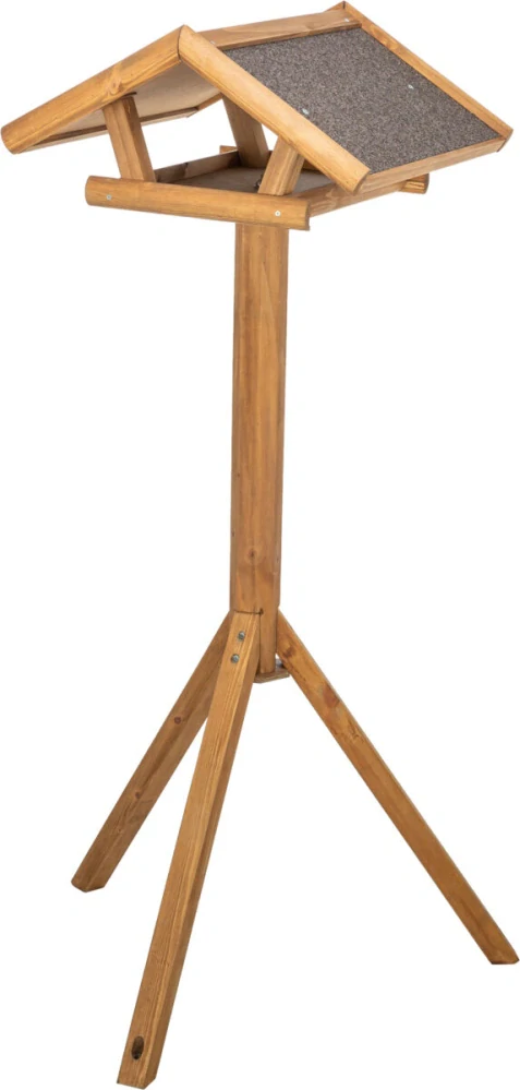 TRIXIE Krmítko pro venkovní ptactvo, 46 × 22 × 44 cm/1.15 m, lakovaná borovice
