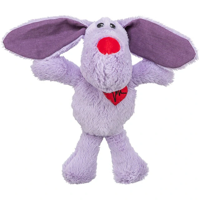 TRIXIE Dog VALENTINE, plyšový pes s dlouhýma ušima 28 cm, lila - LIMITOVANÁ NABÍDKA