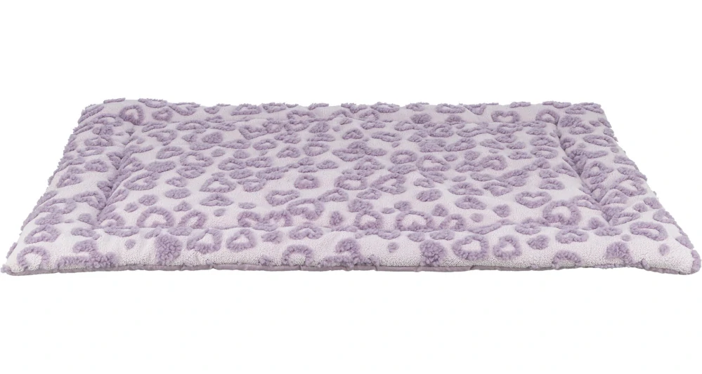 TRIXIE Podložka na ležení HEARTS, 90 x 70 cm, lila - LIMITOVANÁ NABÍDKA