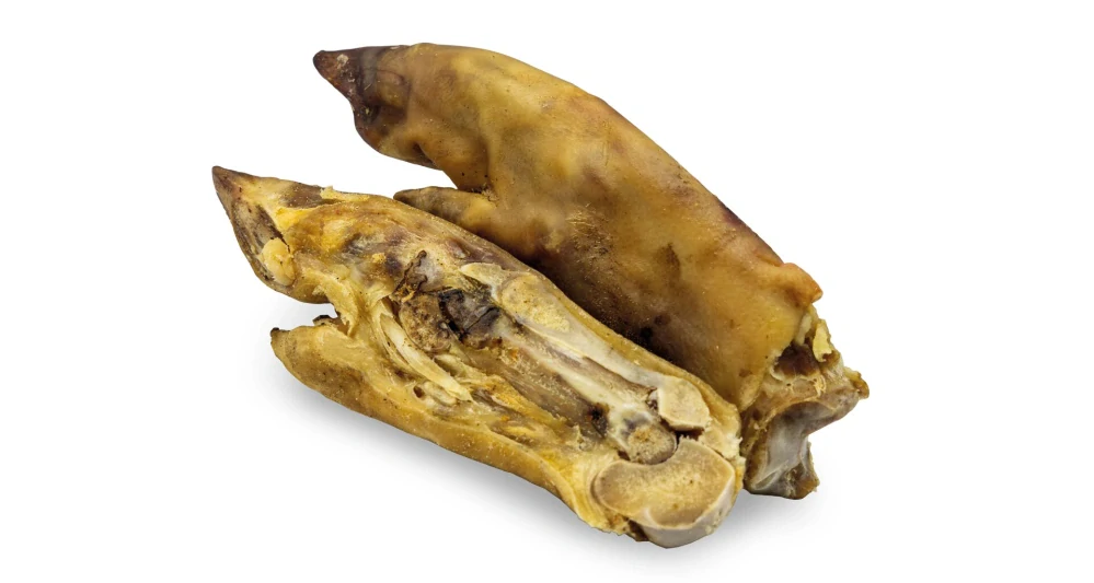 KIDDOG 100% Natural Snack, vepřová nožka rozpůlená 18 cm / 240 g (2 ks)