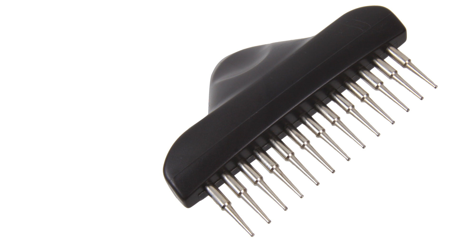 TRIXIE Hrablo s rotačnímy zuby,antiskluz.rukojeť 10x15cm, zuby 2cm