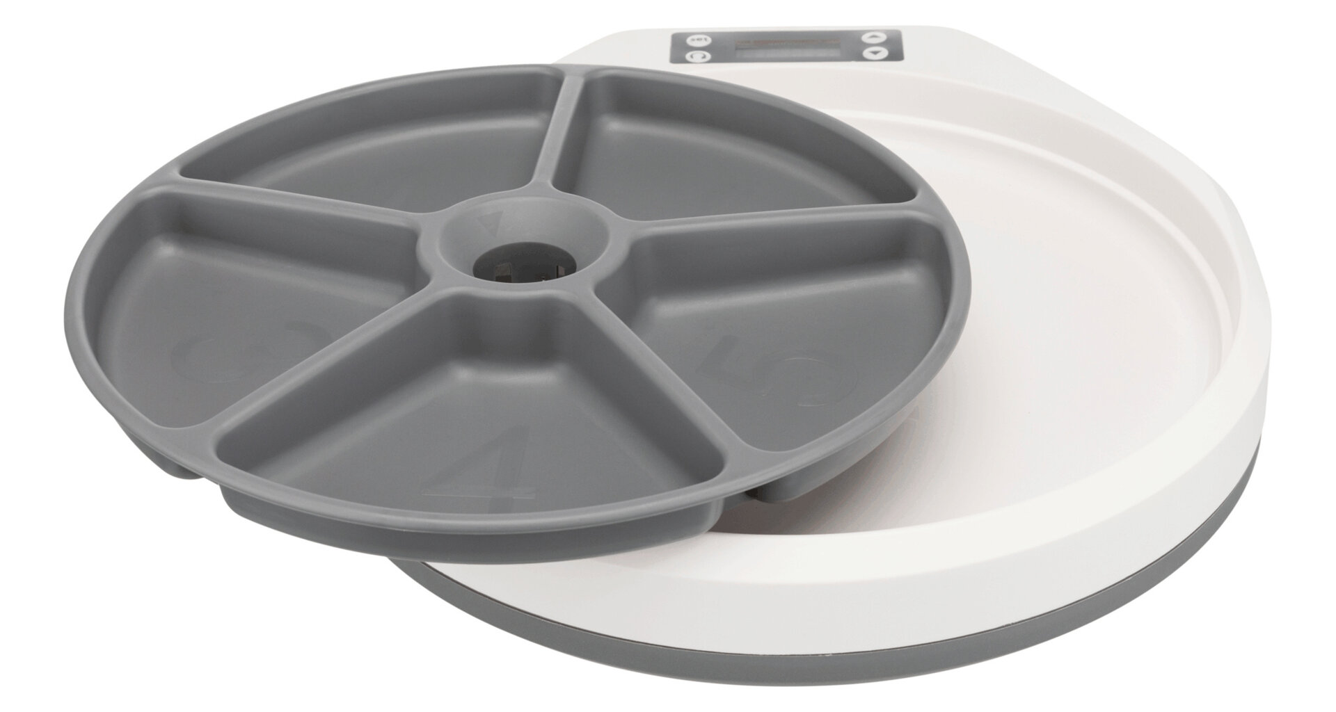 TRIXIE Automatické krmítko TX5, 5x240ml/ 33x5x36cm, bílá/šedá (RP 2,90 Kč)
