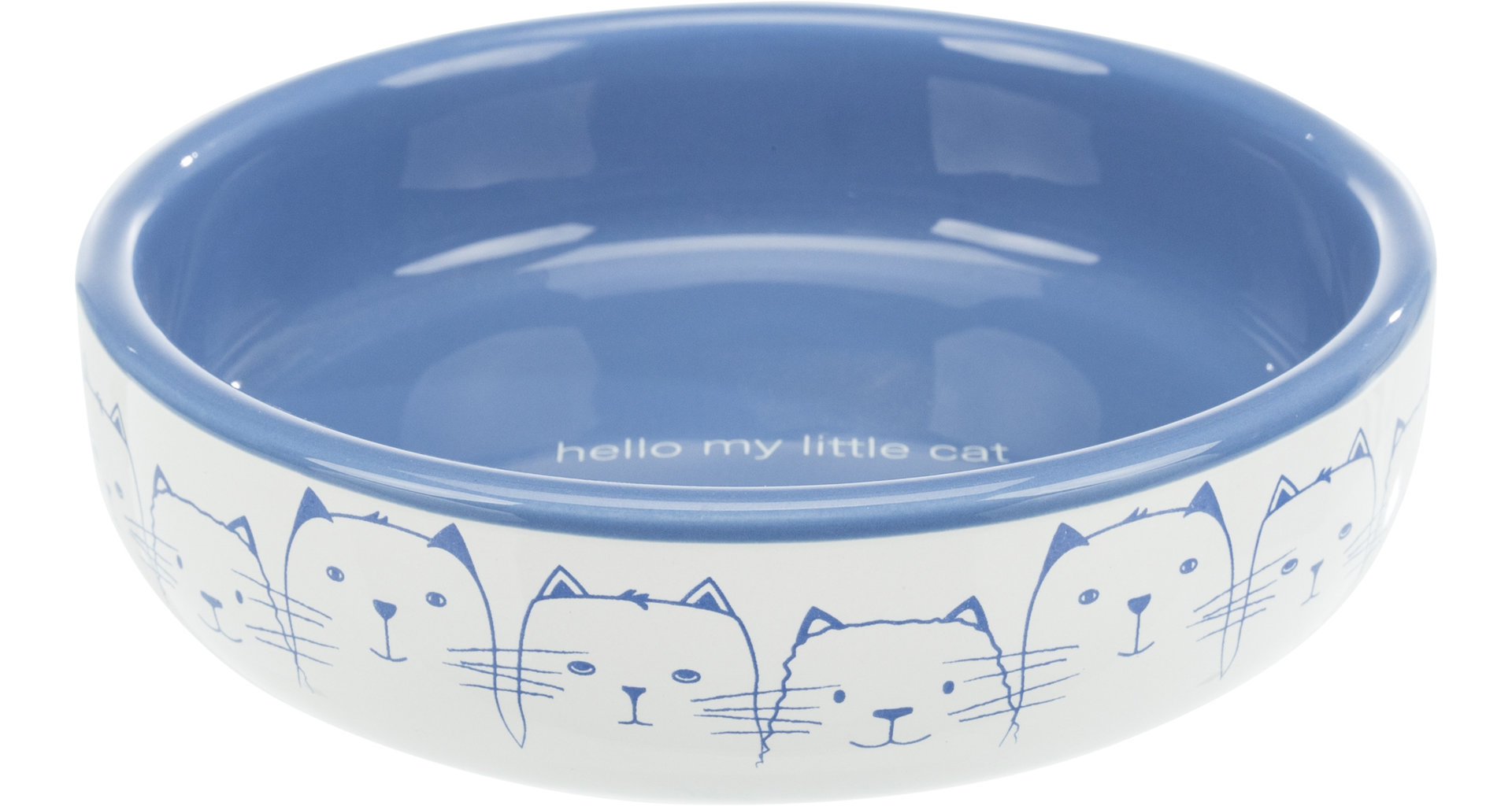 TRIXIE Keramická miska nízká, pro kočky s krátkým čumákem 0,3l/11 cm