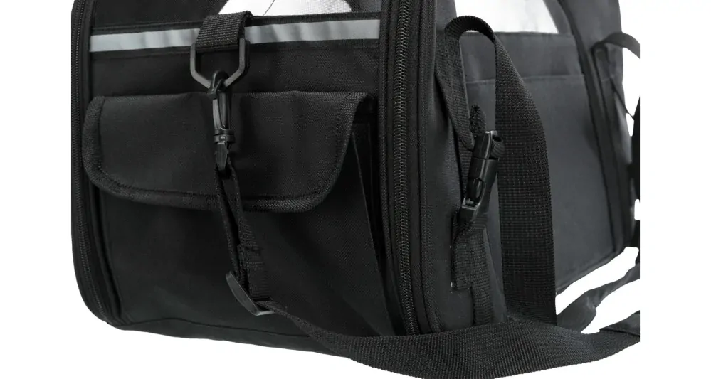 TRIXIE Transportní taška MADISON, 25 x 33 x 50cm, černá (max. 7kg)