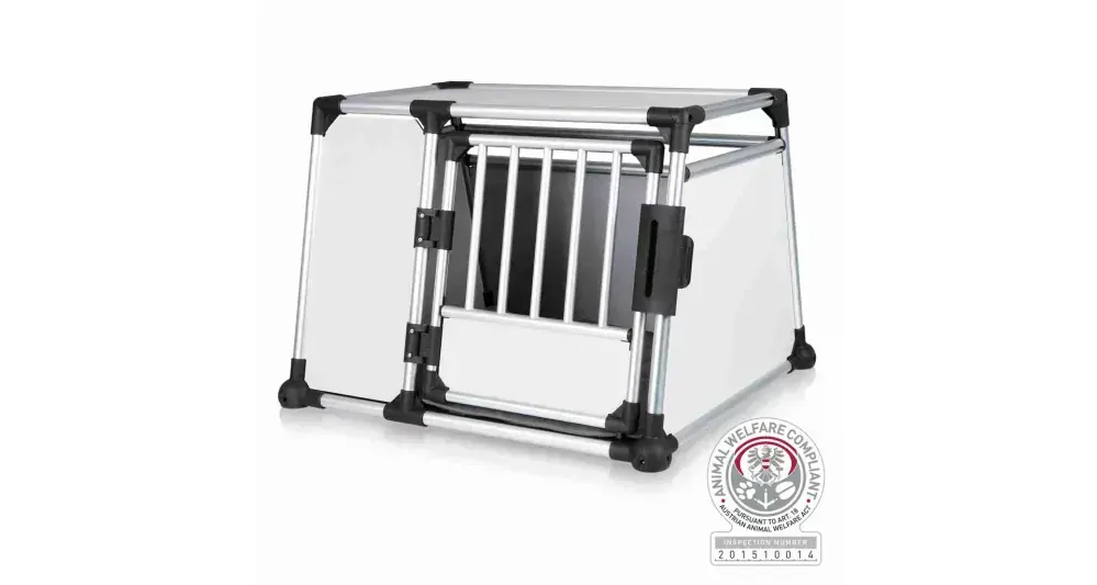 TRIXIE Transportní klec - hliníkový rám, pevné panely 93x65x81 cm