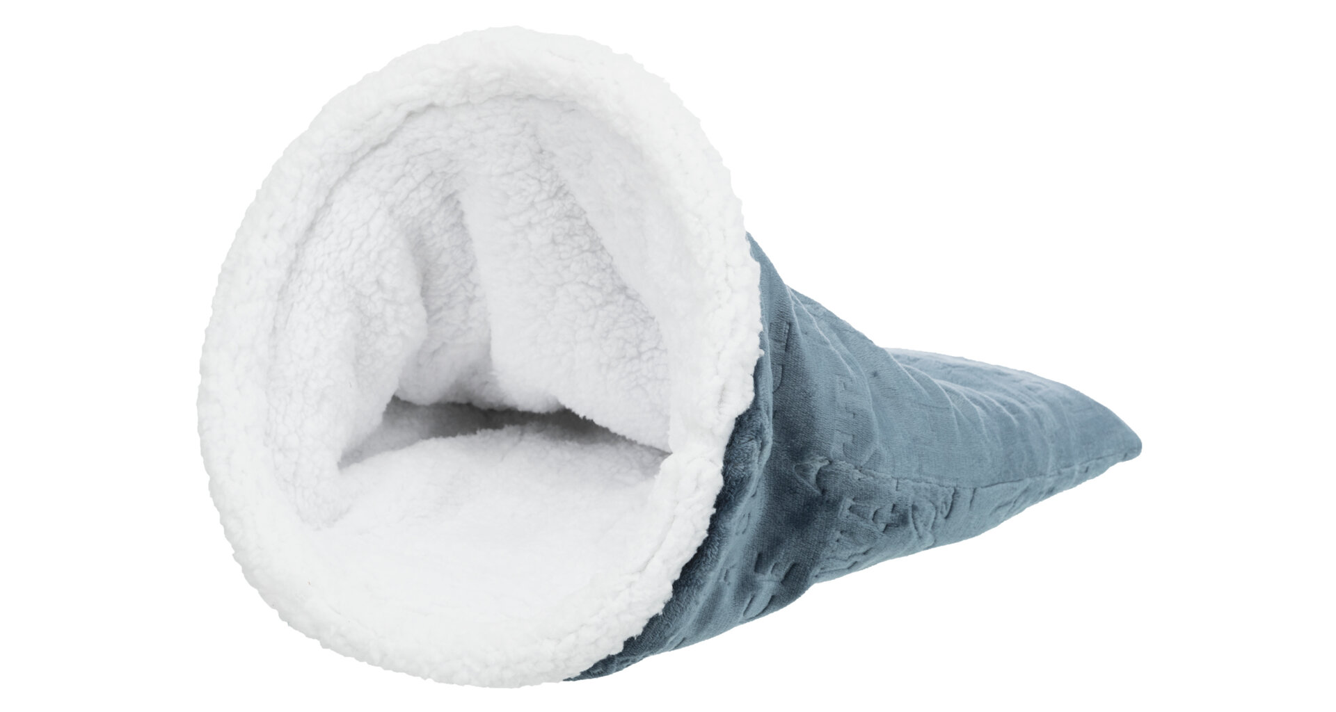 TRIXIE Plyšový pytel PAUL, chumlací,  ø 40 × 60 cm, modrá/bílá