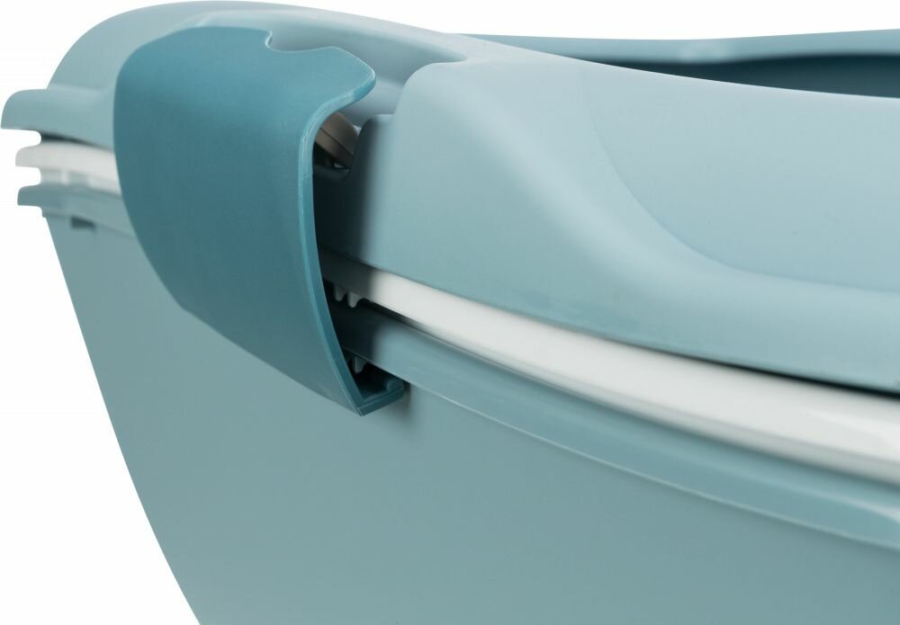 TRIXIE BERTO toaleta pro kočky s okrajem, oddělovací systém, 39 x 22 x 59 cm, světlemodrá