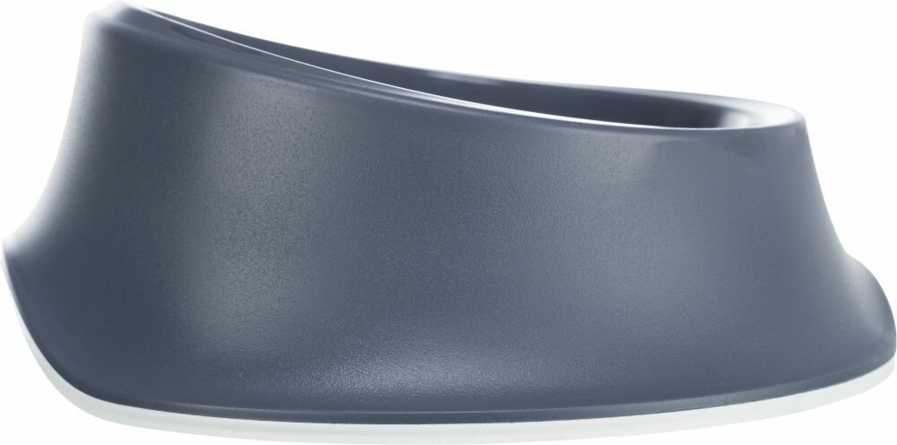 TRIXIE Plastová miska proti vyhazování potravy, gumový kroužek,  0.65 l/ø 22 cm, modrá - DOPRODEJ