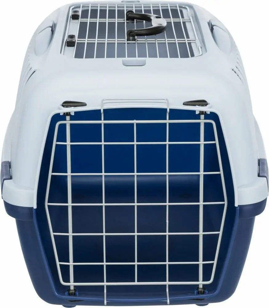 TRIXIE Transport.box CAPRI III otvír.střecha 40x38x61cm (max. 12kg) tmavěmodrá/světlemodrá