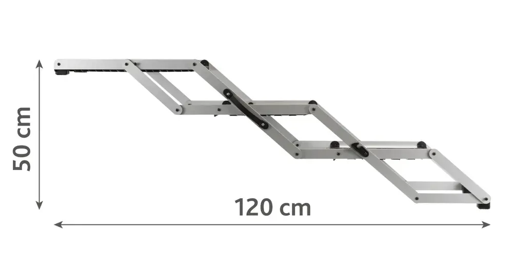 TRIXIE PetWalk skládací schůdky 37 x 57 x 120 cm, do 75 kg