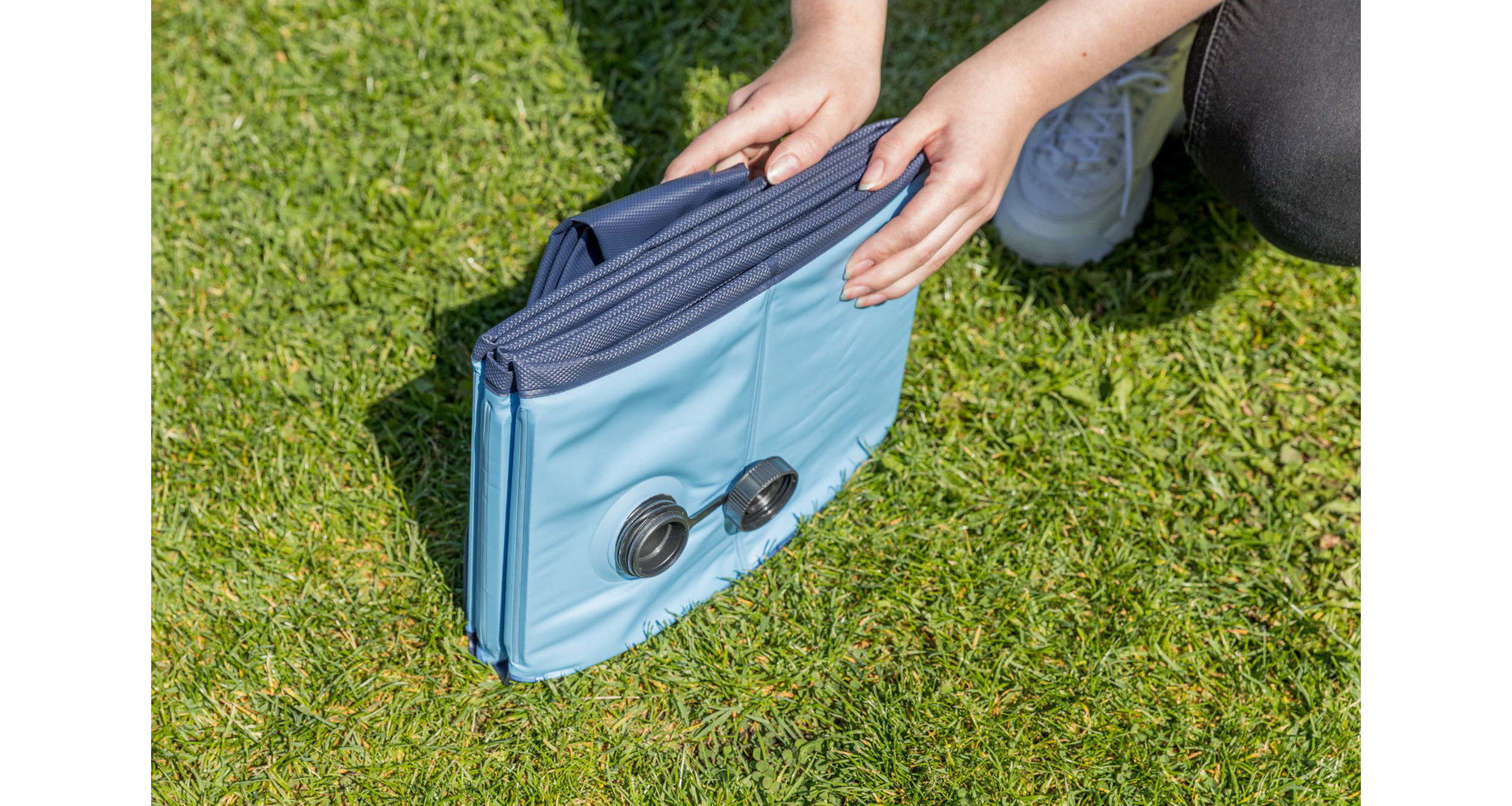 TRIXIE Bazén pro psy 160 x 30 cm světle modrá/modrá