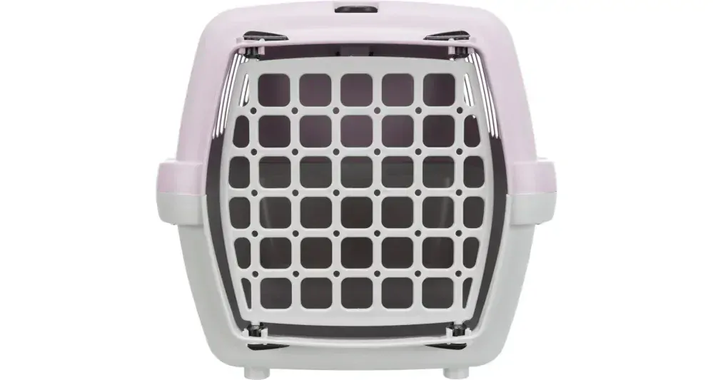 TRIXIE Transportní box CAPRI I, XS: 32x31x48cm (max. 6kg) - světle šedá/světlá lila