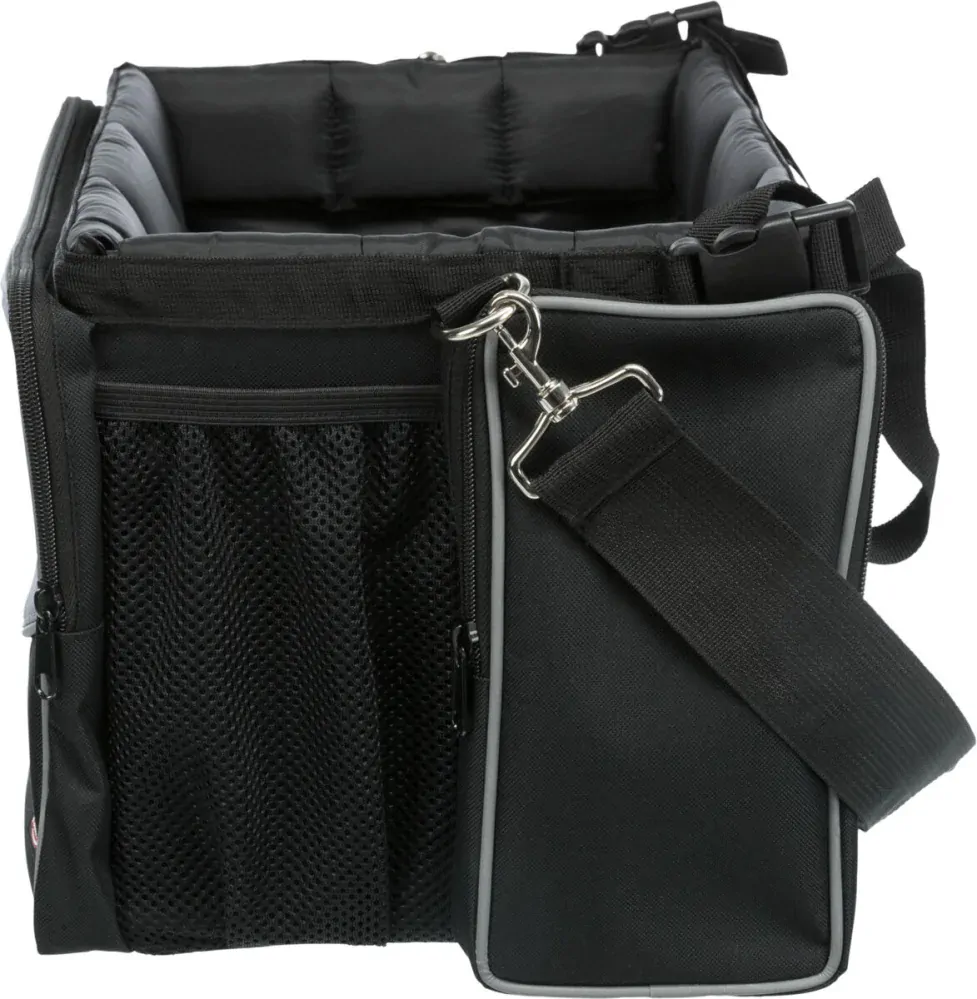 TRIXIE Front-Box transportní box na řidítka, 41 x 26 x 26cm, šedá (max. 6kg)