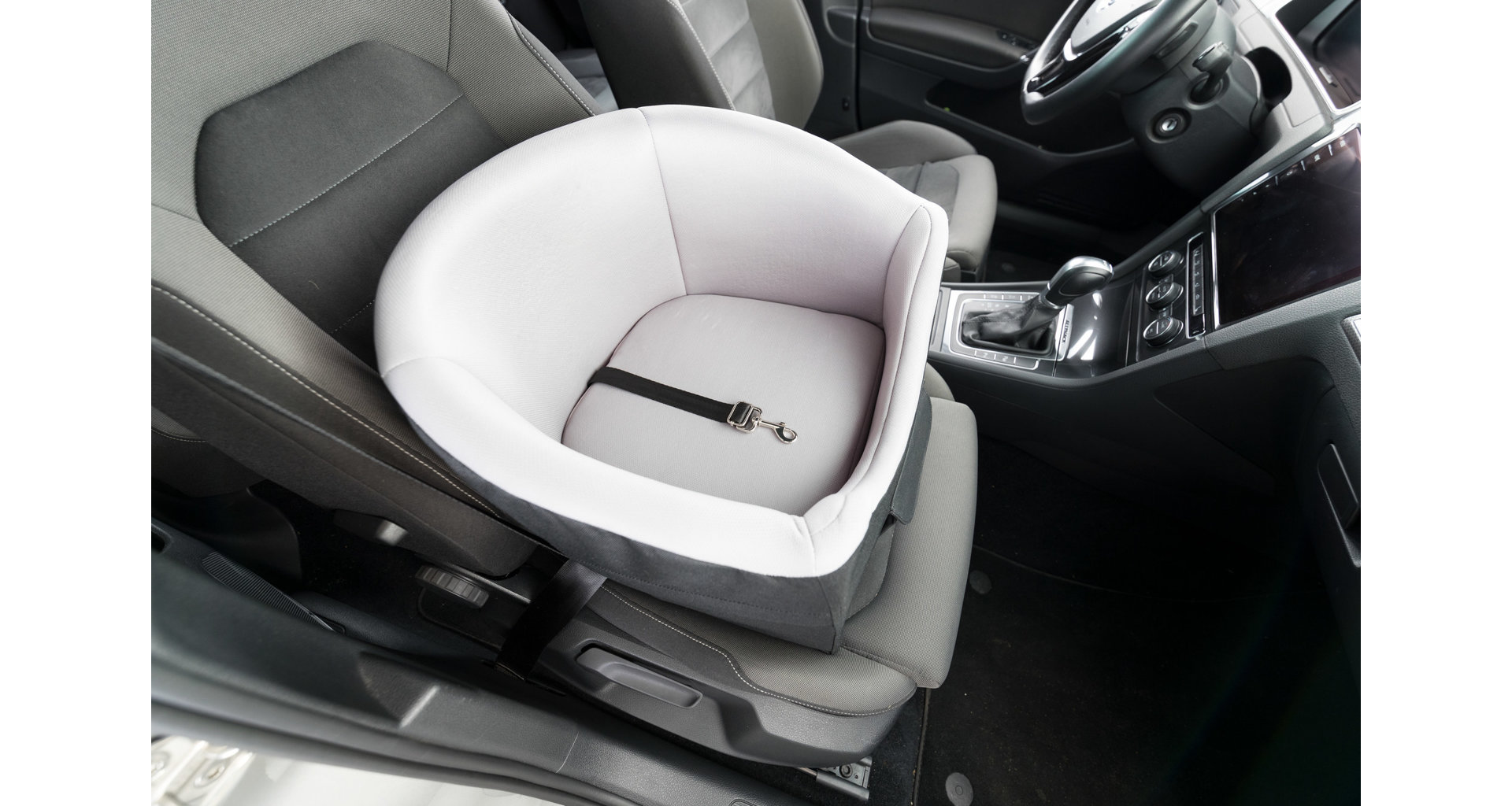 TRIXIE Autosedačka, stabilní, šedo/černá 41x39x42cm