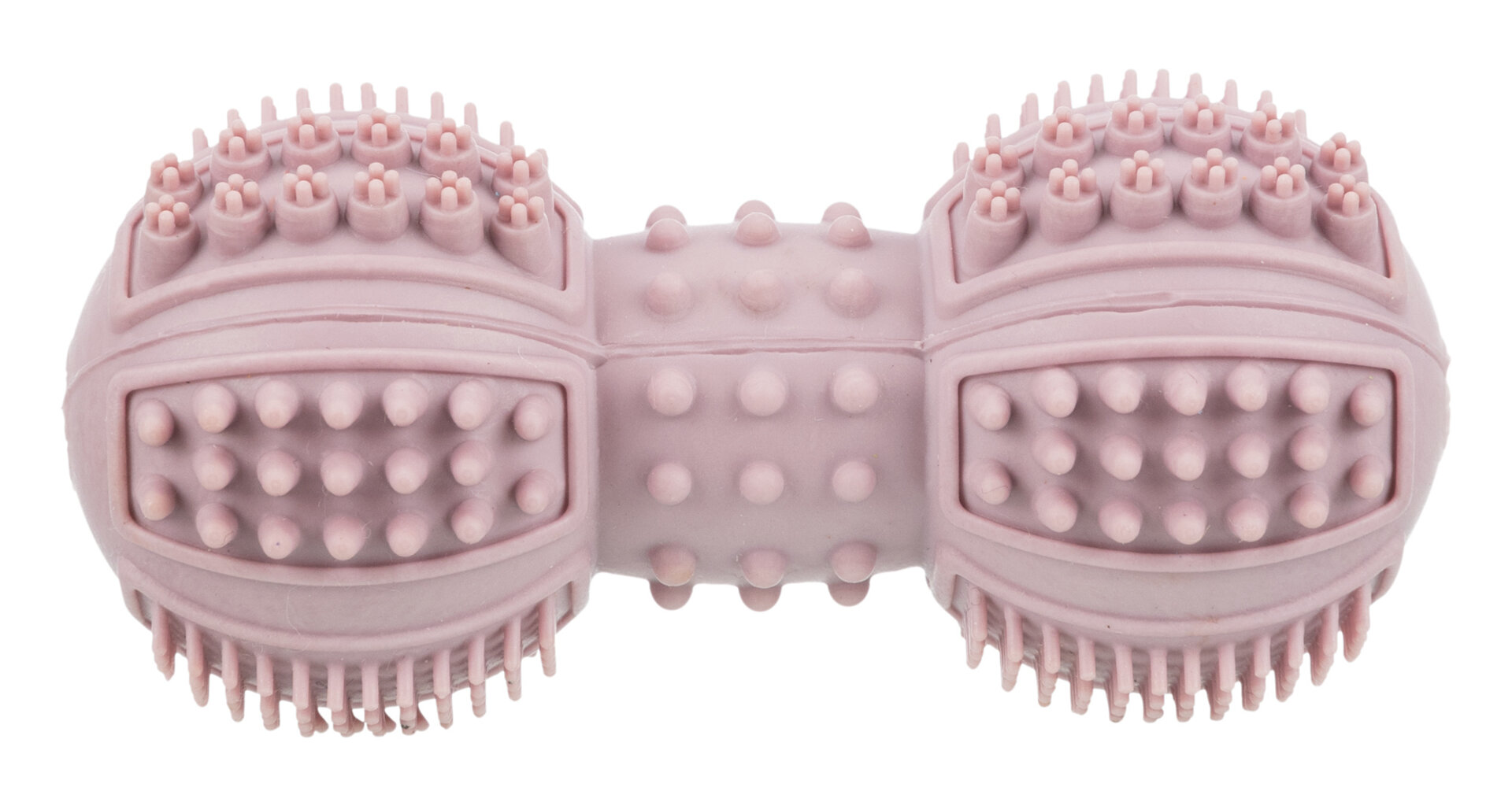 TRIXIE DentaFun činka přírodní tvrdá guma, různobarevná 9 cm