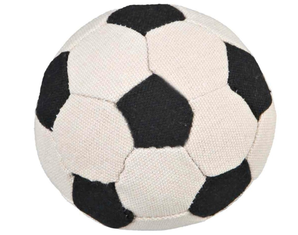 TRIXIE Fotbalový míč (plátno plněné molitanem) 11 cm