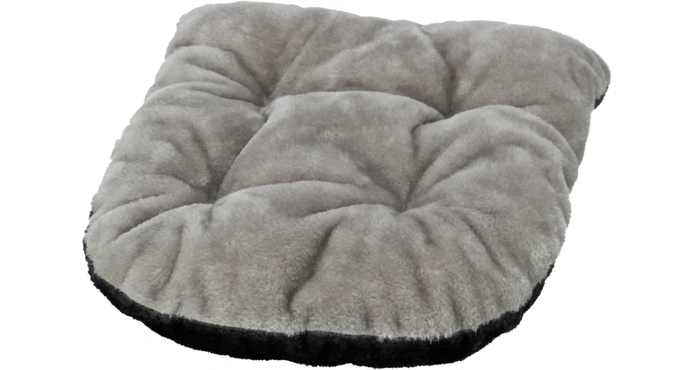 TRIXIE Jeskyňka MINOU plyšová, světlešedá/tmavošedá 35 x 26 x 41cm