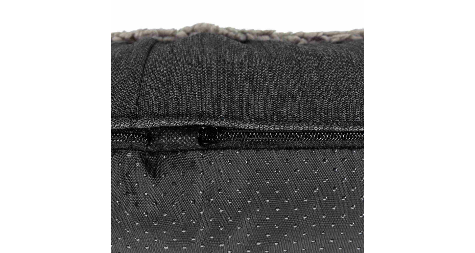 TRIXIE Ergonomický polštář BENDSON, oválný, 80 x 55 cm, tmavošedá/světlešedá