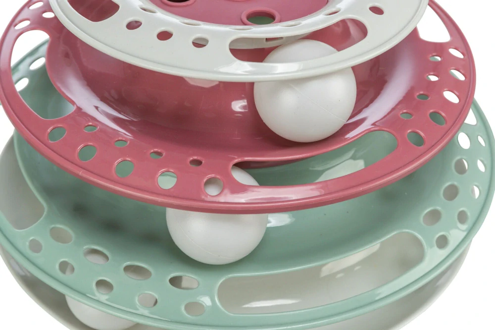 TRIXIE Kruhová věž/bubínek s míčky 25 cm x 13 cm