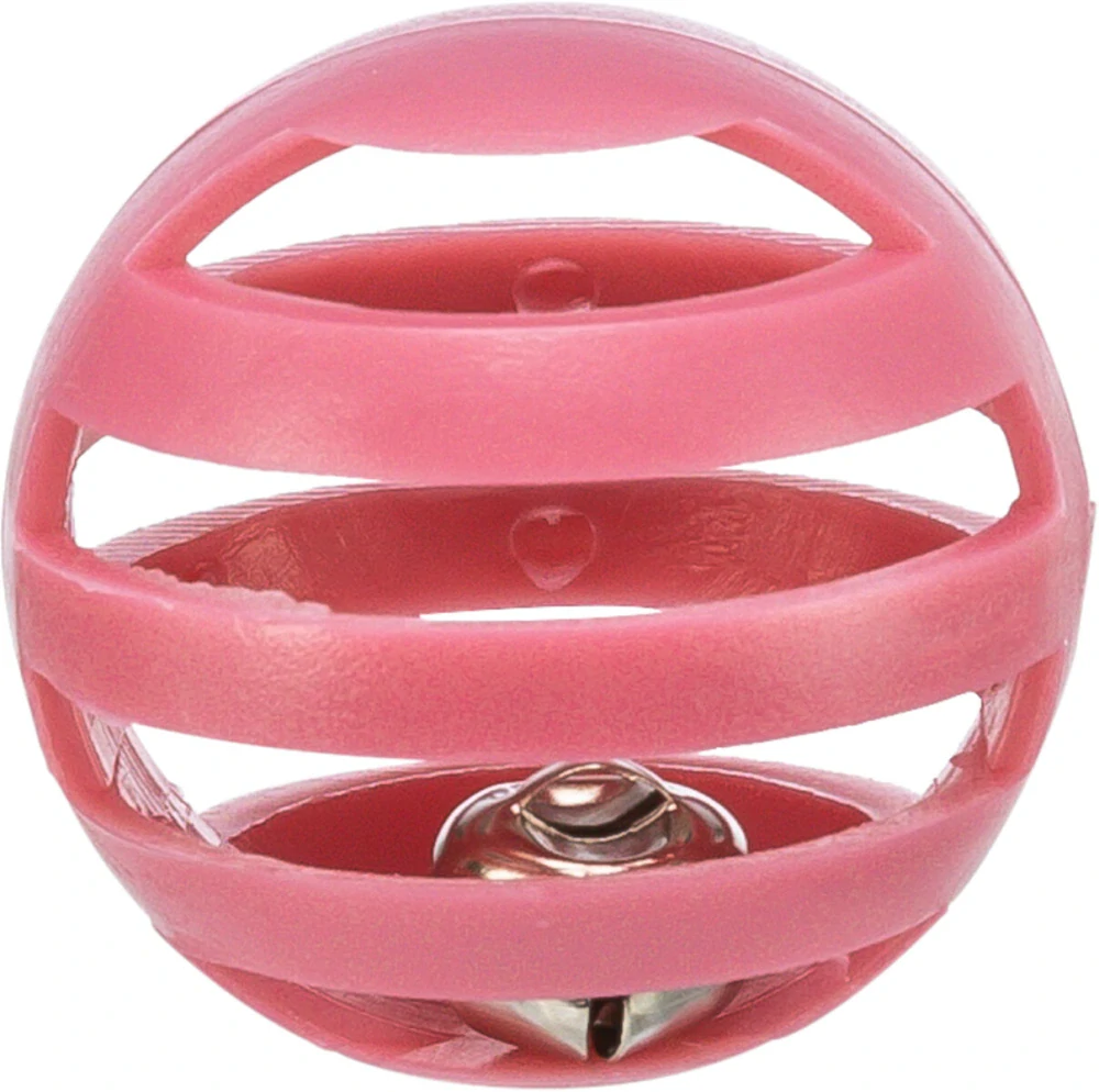 TRIXIE Sada 4 ks plastových míčků s rolničkou 4 cm