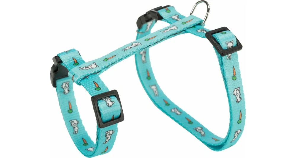 TRIXIE Postroj s vodítkem pro králíka - motiv 25-44/1cm 1,25m