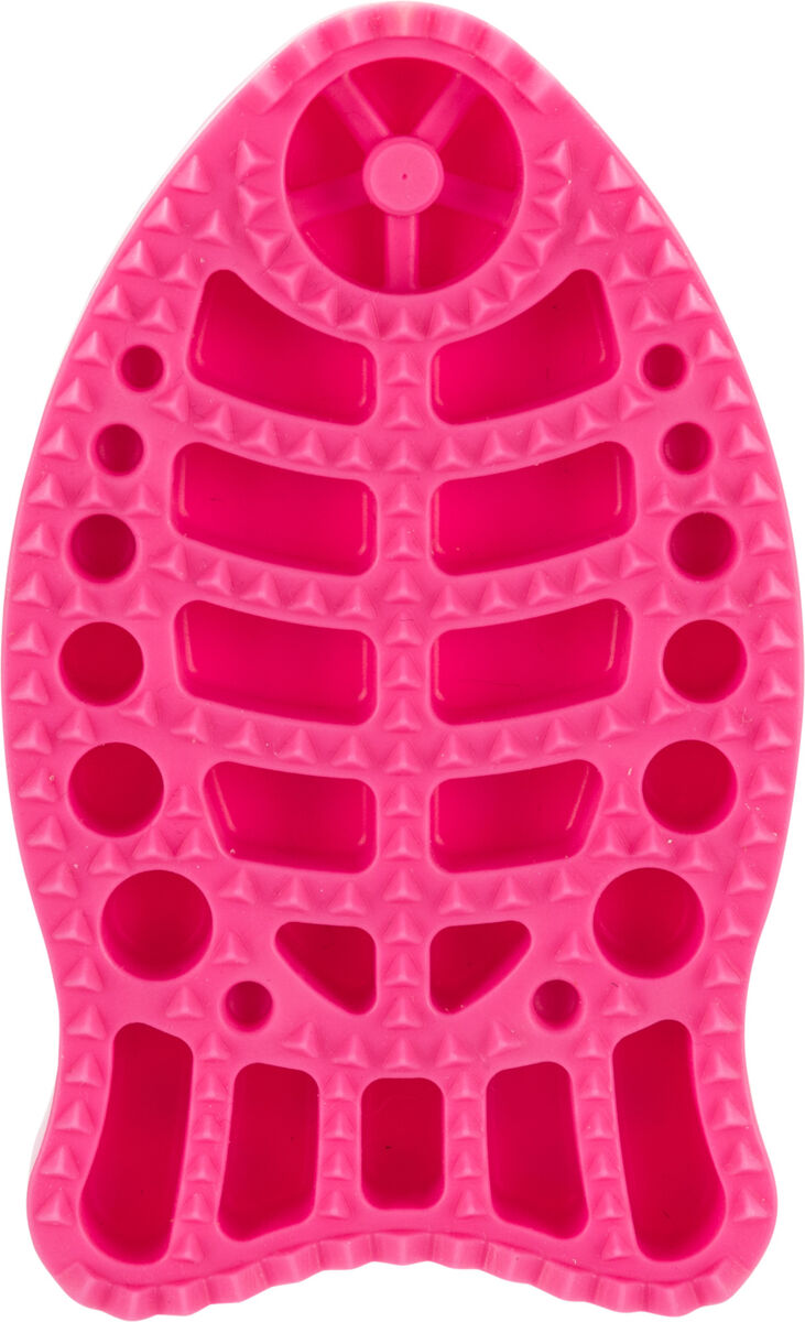 TRIXIE Masážní kartáč pro kočky, silikon, 7x11cm, růžová - DOPRODEJ