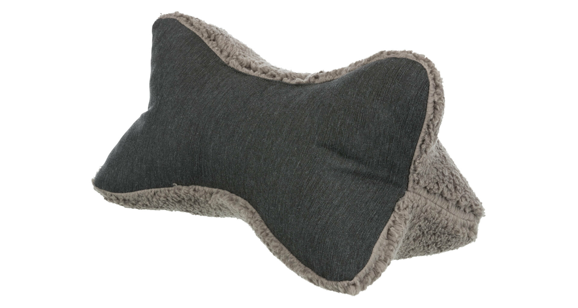 TRIXIE Polštář pod hlavu BENDSON, 40x22 cm, světlešedá/tmavošedá