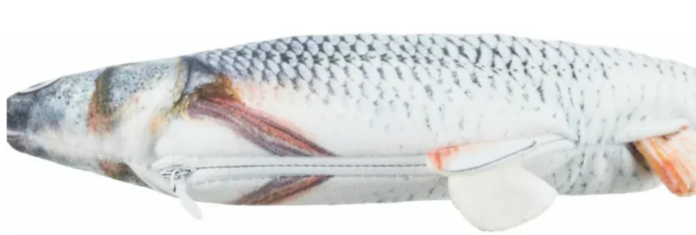 TRIXIE Ryba jako živá, mrskající se, s catnipem, látka, 30cm (RP 2,90 Kč)