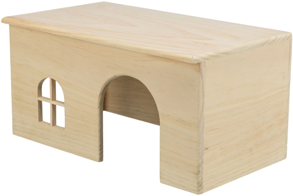 TRIXIE Dřevěný domek s rovnou střechou pro králíky 40 x 20 x 23 cm