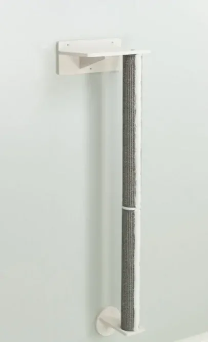 TRIXIE Lezecký set na stěnu 1, 2 x sisal sloupek, 35 x 150 x 25 cm, bílá/šedá