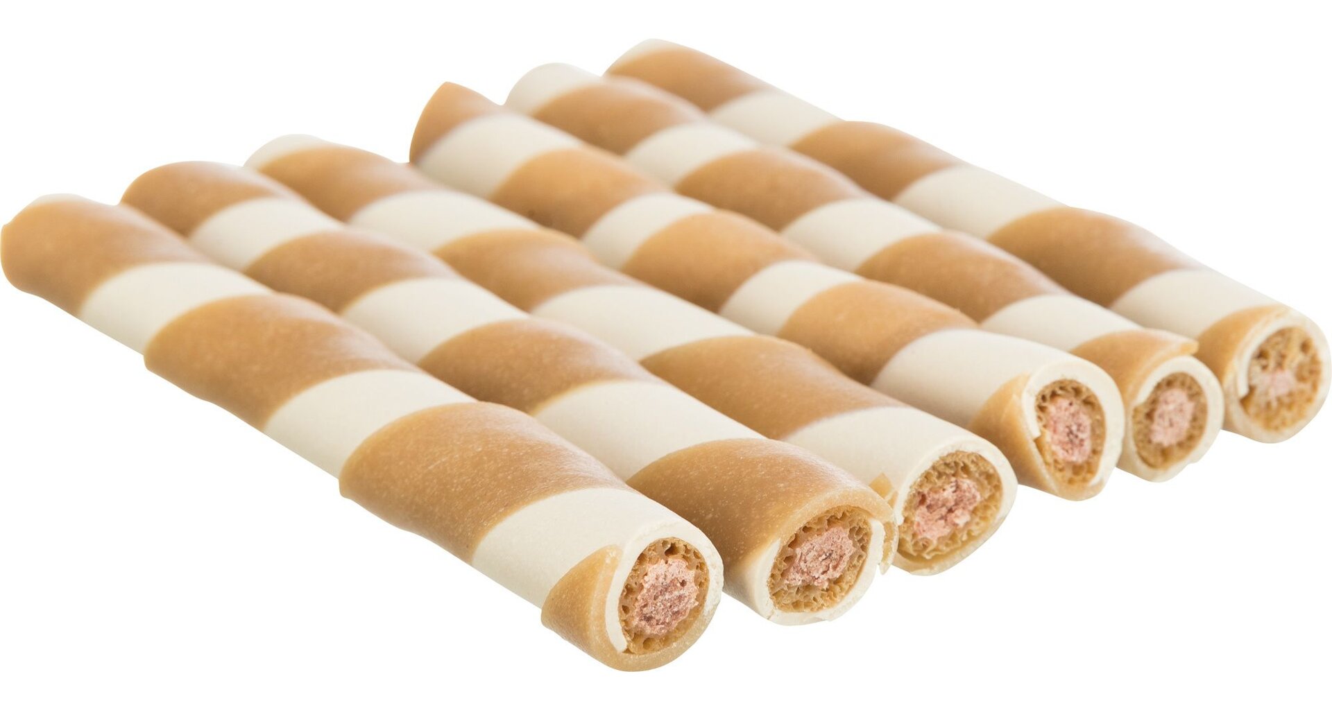 TRIXIE Chewing Roll,  kuřecí plněné žvýkací trubičky, 10 cm/ 17 g , [ 100 ks ]