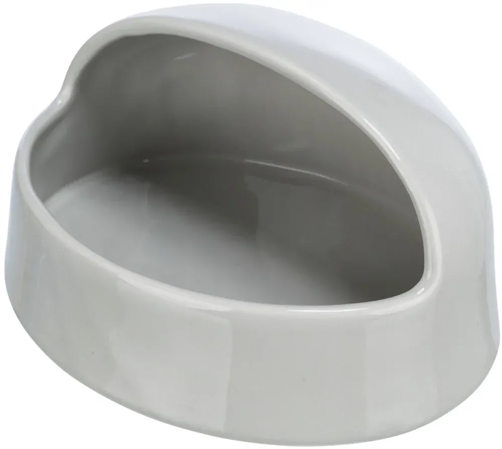 TRIXIE Písková lázeň pro osmáky/křečky, keramika, 20x10x16 cm, šedá